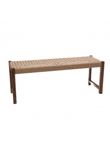 Banc tressé en bois Véritable concentré