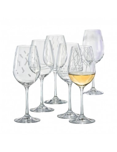 6 Verres à vin - 35cl la colonne vertébrale