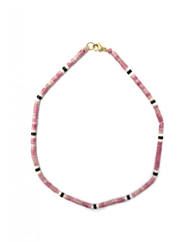 Collier Surfeur Bleu/ Rose s'inspire de l'anatomie humaine