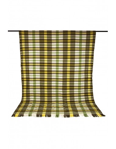 Plaid en laine vert Style Années 70 HH meilleur choix