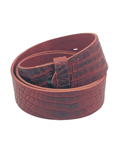 Ceinture effet Caïman Pavot Yolete Venez acheter