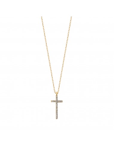 Collier croix L pas cher 