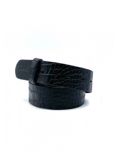 Ceinture effet Caiman noire Yolete Comparez et commandez 