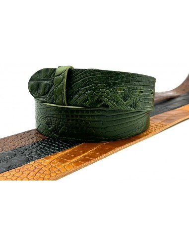 Ceinture effet Caiman kaki Yolete prix pour 