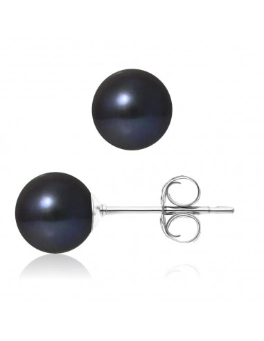 Boucles d'Oreilles Clou Noir Femme Par le système avancé 