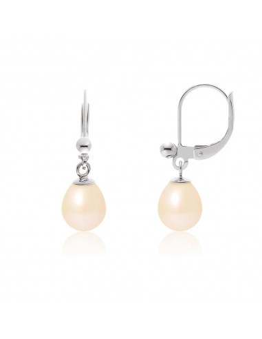 Boucles d'Oreilles Dormeuses Perle de Culture destockage