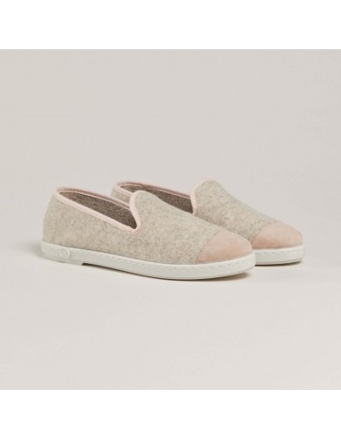 Chaussons Beige Rose - Femme pas cher chine