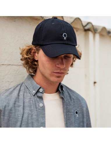 Casquette en coton marine outlet