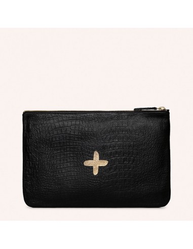 Pochette Love - Croco Black Economisez 