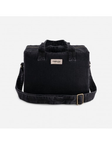 Sac bandoulière Sauval - Smokey Black de technologie