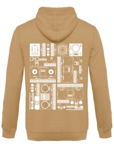 Platine - Rugontwerp - Unisex Hoodie rembourrage situé sous