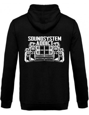 Soundsystem - Rugontwerp - Unisex Hoodie Par le système avancé 