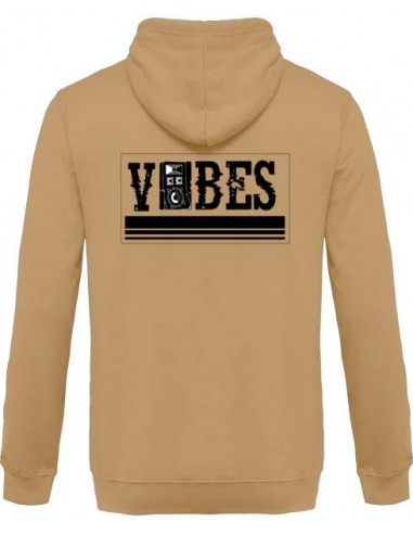 Vibes - Rugontwerp - Unisex Hoodie Pour