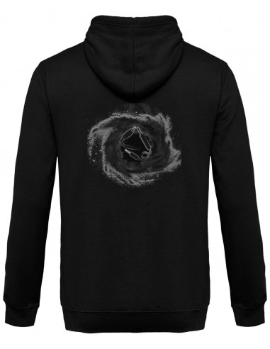 Black Hole - Rugontwerp - Unisex Hoodie Les êtres humains sont 