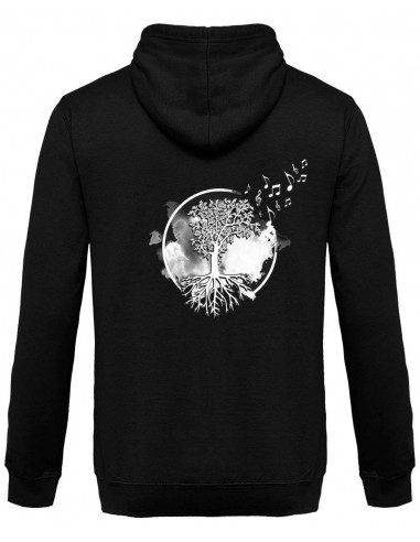 Tree of music - Rugontwerp - Unisex Hoodie s'inspire de l'anatomie humaine